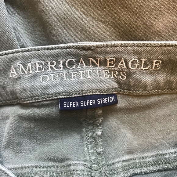 AE Olive Jeans/Jeggings - Picture 3 of 4